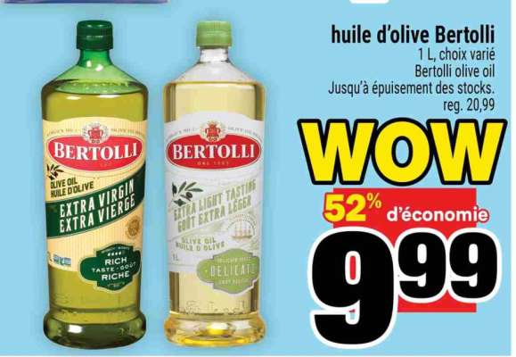 huile d'olive Bertolli