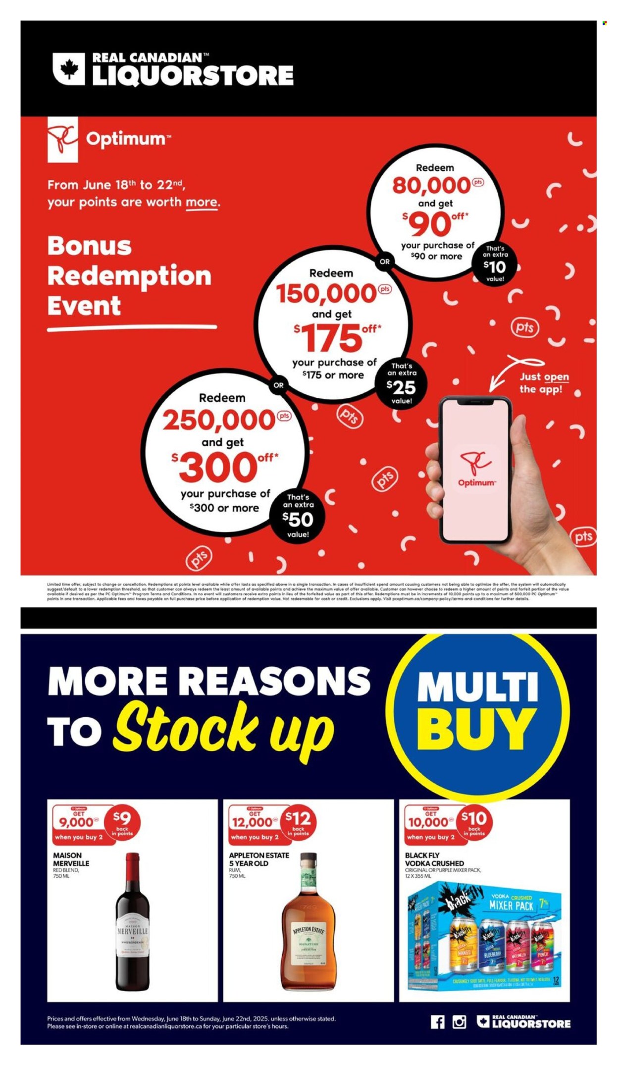 Circulaire Real Canadian Liquorstore - 18 Juin 2025 - 22 Juin 2025. Page 1