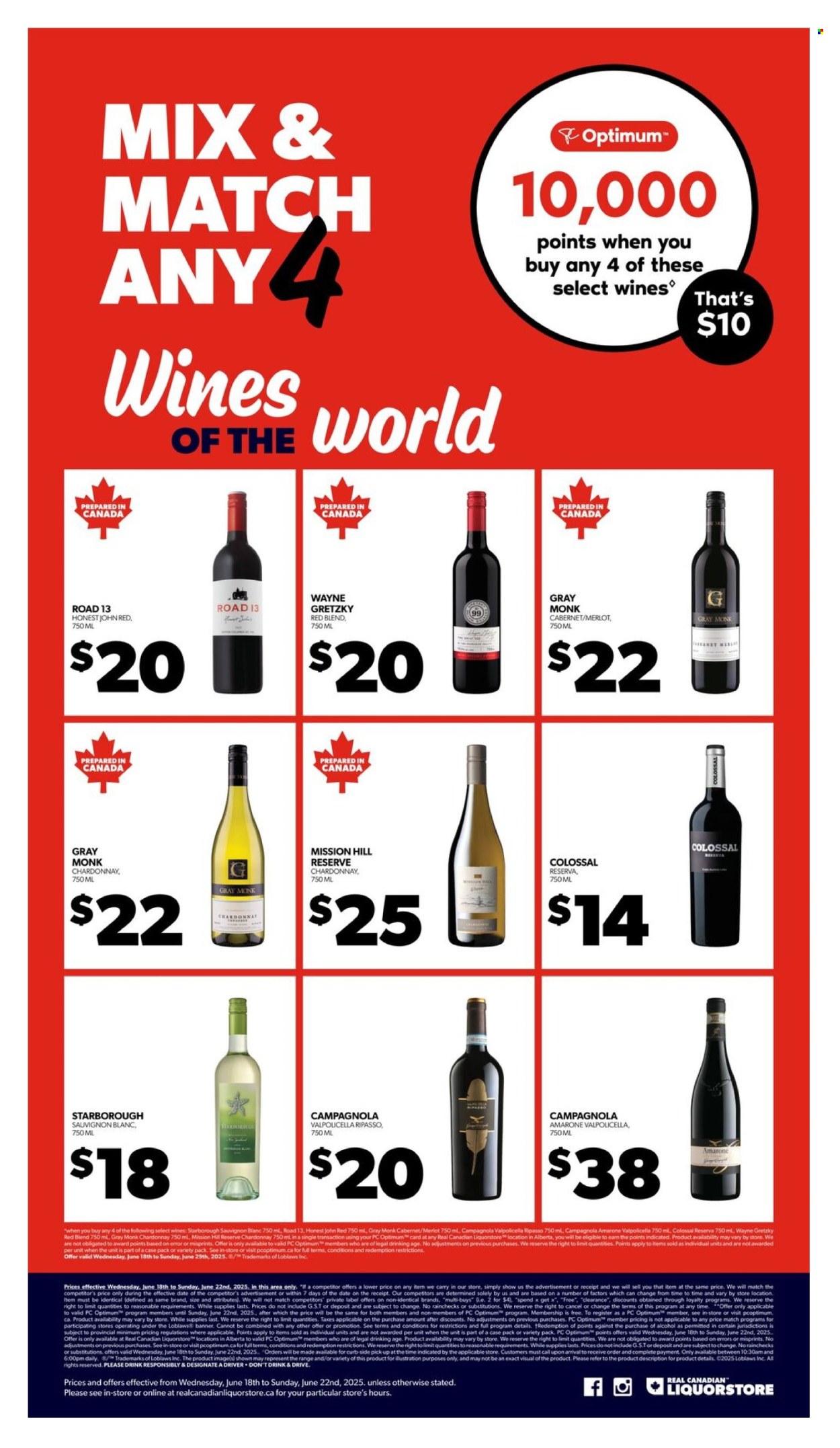 Circulaire Real Canadian Liquorstore - 18 Juin 2025 - 22 Juin 2025. Page 9