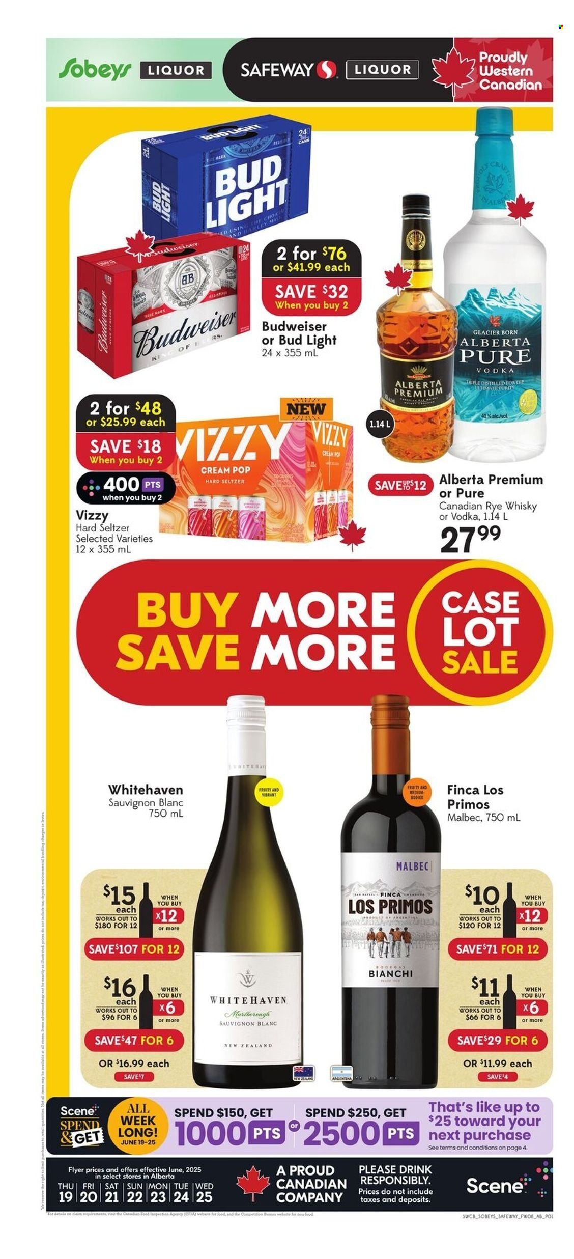 Circulaire Sobeys Liquor - 19 Juin 2025 - 25 Juin 2025. Page 1