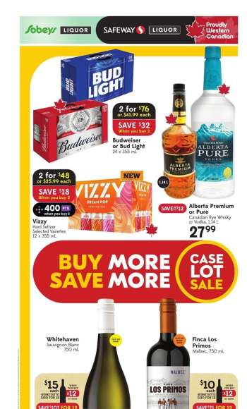 Circulaire Sobeys Liquor - 19 Juin 2025 - 25 Juin 2025.