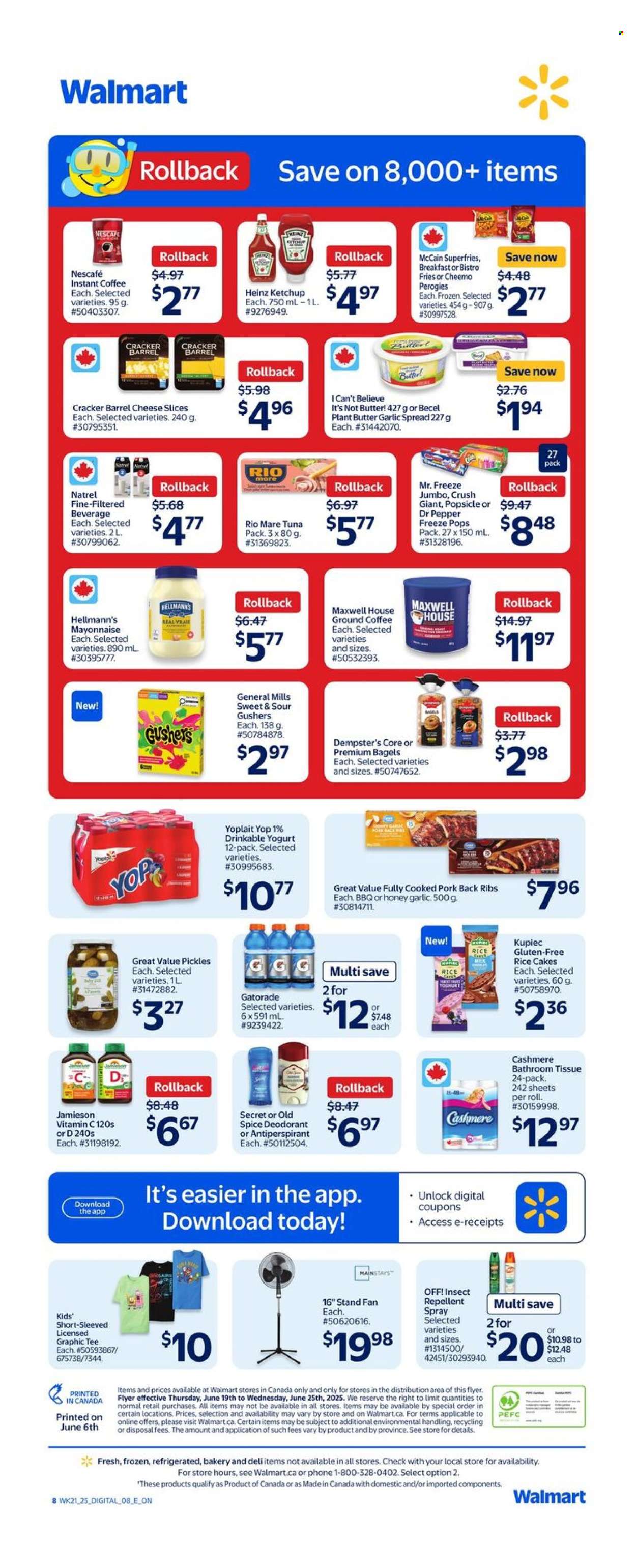 Circulaire Walmart - 19 Juin 2025 - 25 Juin 2025. Page 2