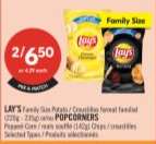 LAY'S Family Size Potato / PopCorners