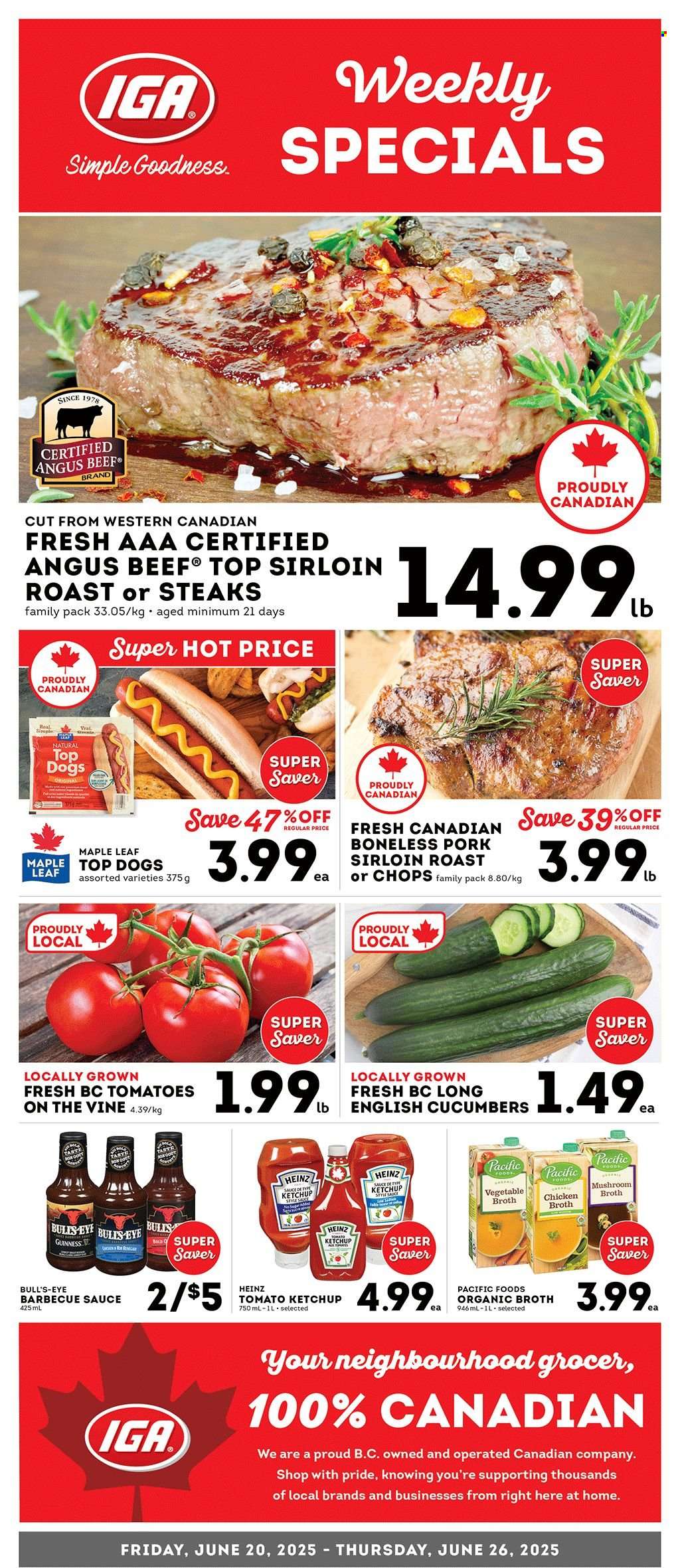 Circulaire IGA Simple Goodness - 20 Juin 2025 - 26 Juin 2025. Page 1