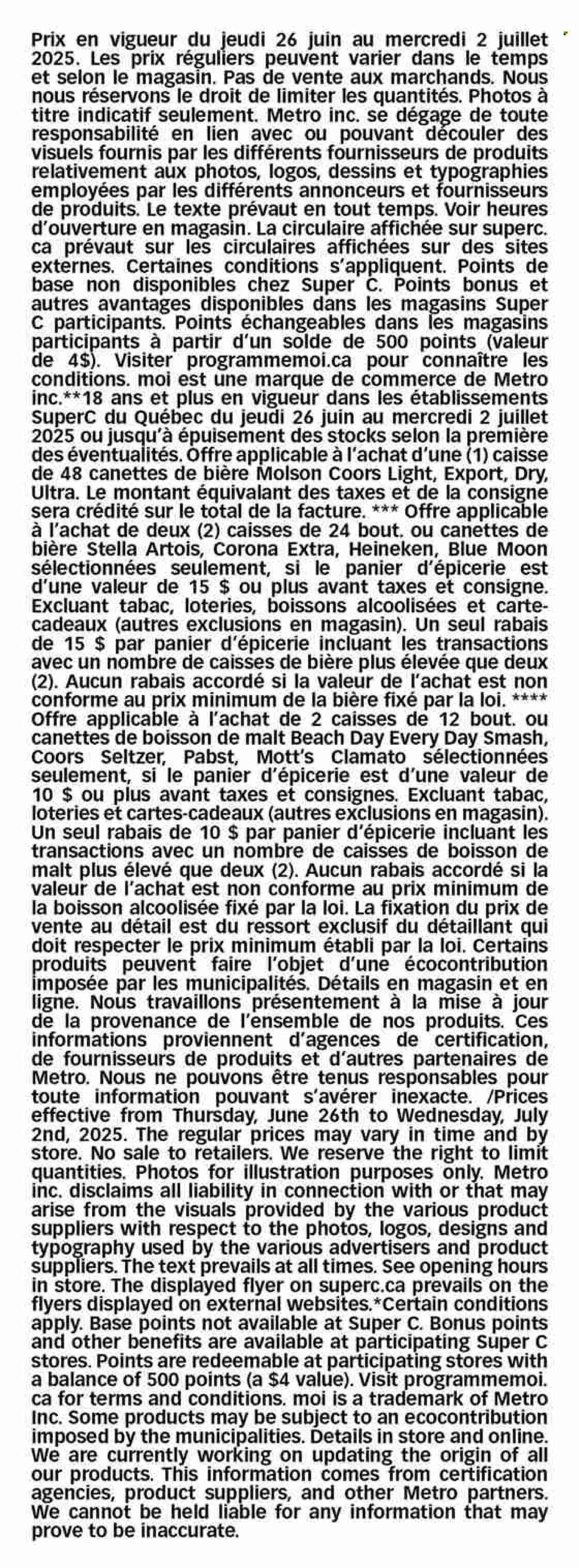Circulaire Super C - 26 Juin 2025 - 02 Juillet 2025. Page 15