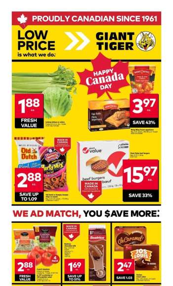 thumbnail - Circulaire Giant Tiger - Weekly Flyer