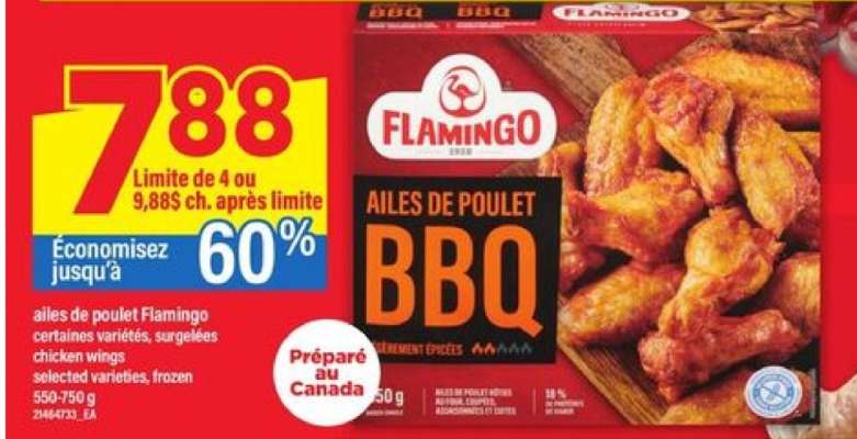 Flamingo Ailes de Poulet BBQ