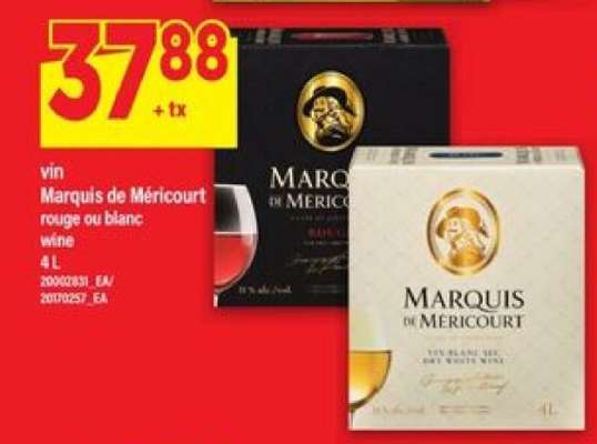 VIN MARQUIS DE MÉRICOURT