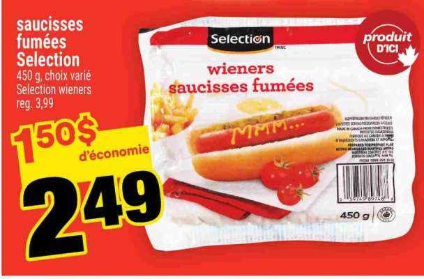 SAUCISSES FUMÉES SELECTION