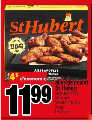 ailes de poulet St-Hubert