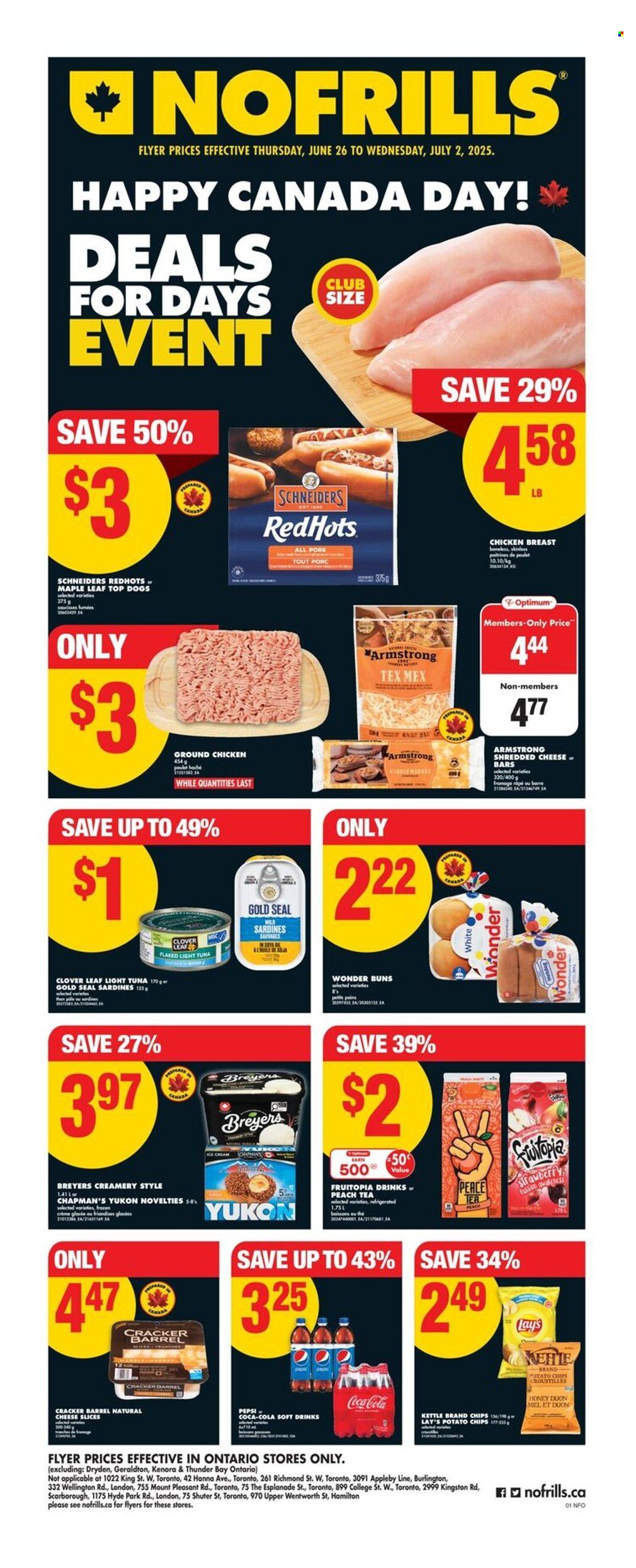 Circulaire No Frills - 26 Juin 2025 - 02 Juillet 2025. Page 1