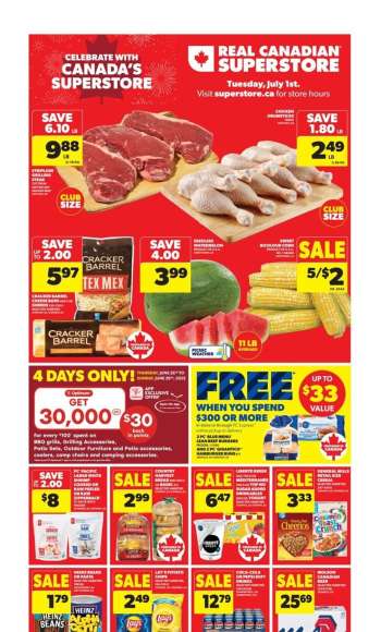 Circulaire Real Canadian Superstore - 26 Juin 2025 - 02 Juillet 2025.