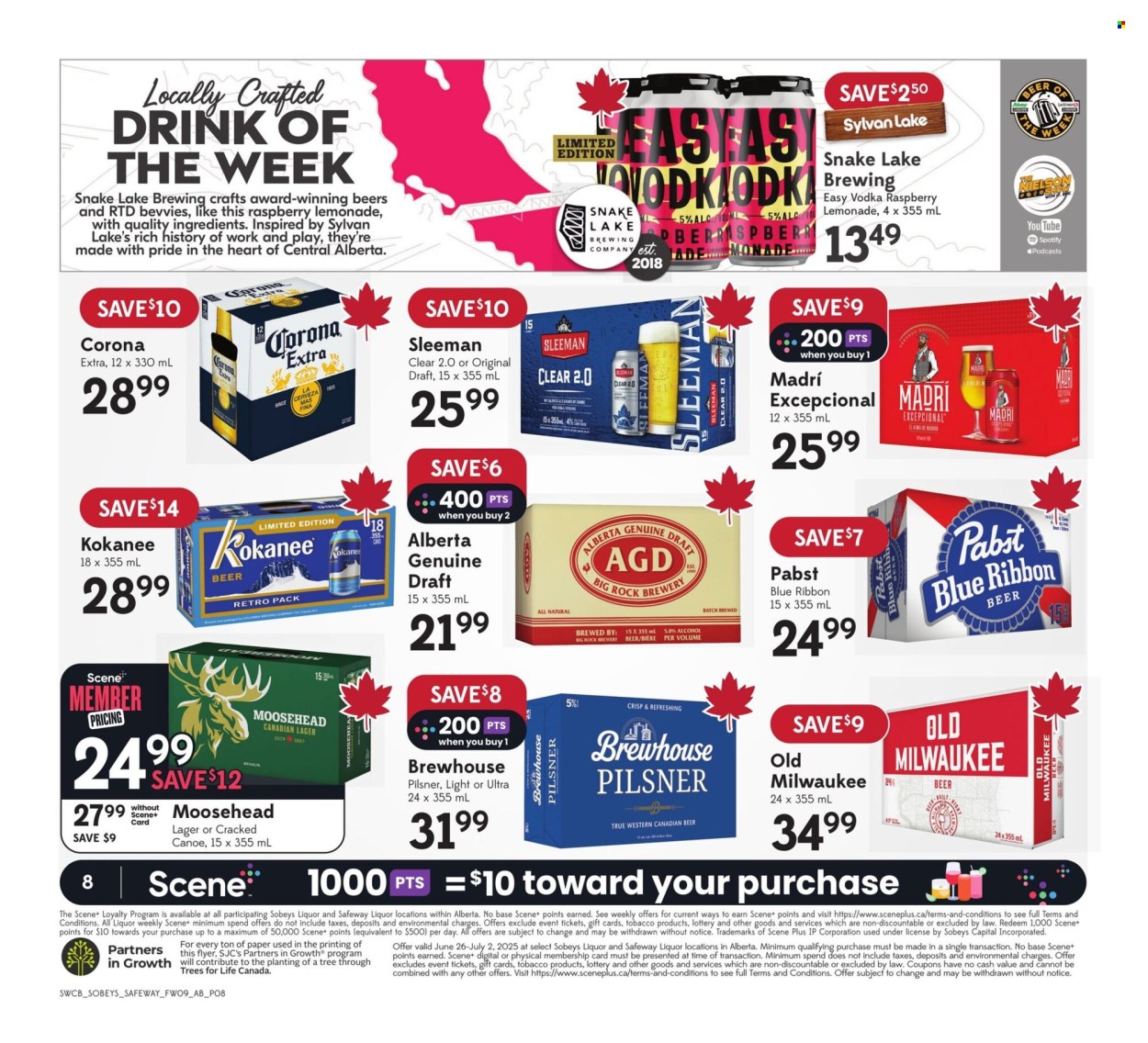 Circulaire Sobeys Liquor - 26 Juin 2025 - 02 Juillet 2025. Page 8