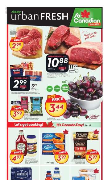 Circulaire Sobeys Urban Fresh - 26 Juin 2025 - 02 Juillet 2025.