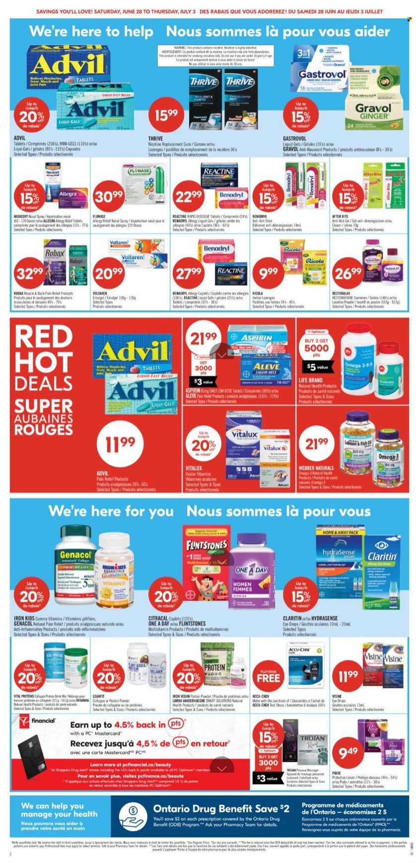 Circulaire Shoppers Drug Mart - 28 Juin 2025 - 03 Juillet 2025. Page 4