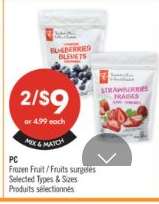 PC Frozen Fruit / Fruits surgelés