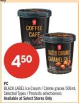 PC Black Label Ice Cream