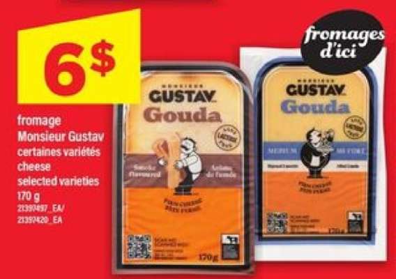 fromage Monsieur Gustav