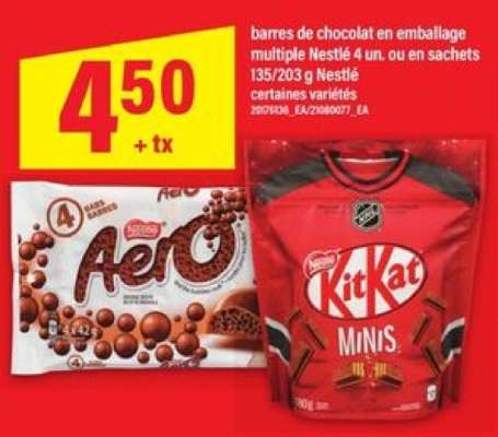 Nestlé Aero/KitKat Minis