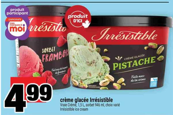 CRÈME GLACÉE IRRÉSISTIBLE