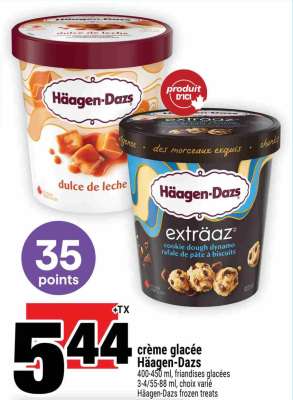 CRÈME GLACÉE HÄAGEN-DAZS