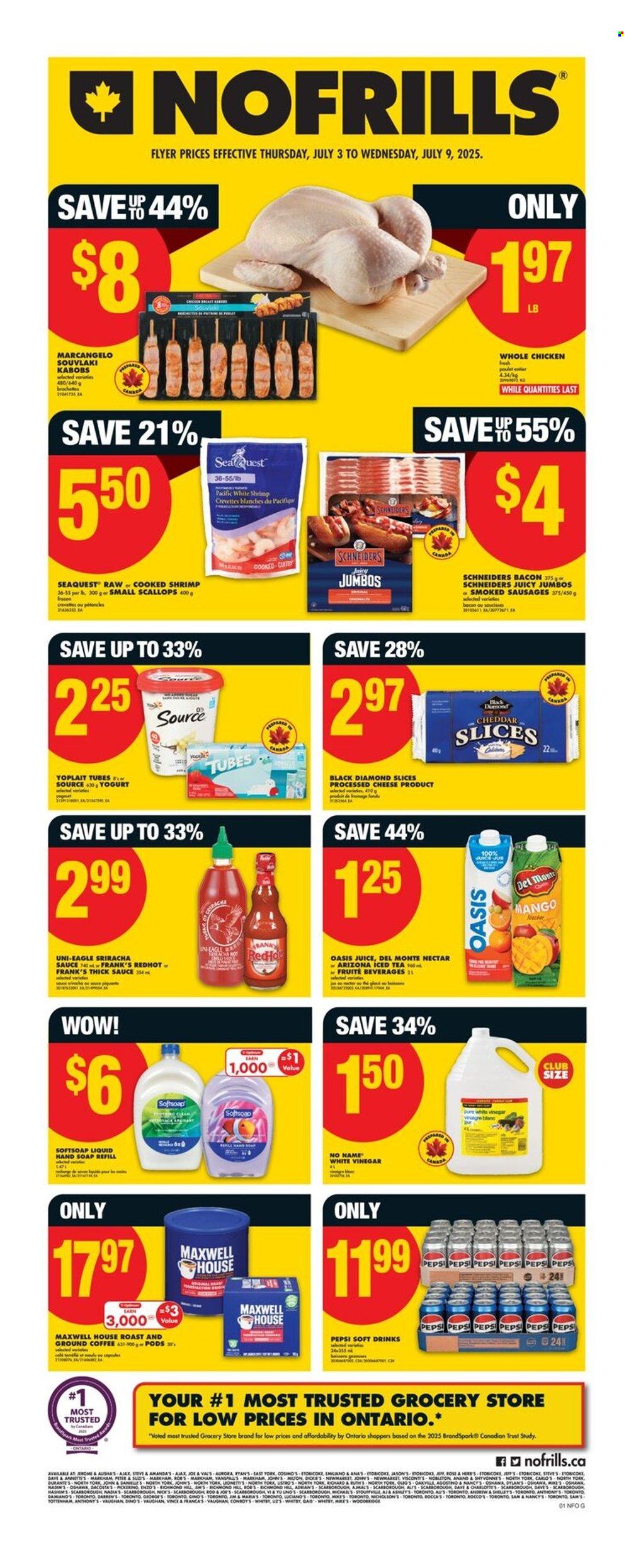 Circulaire No Frills - 03 Juillet 2025 - 09 Juillet 2025. Page 1