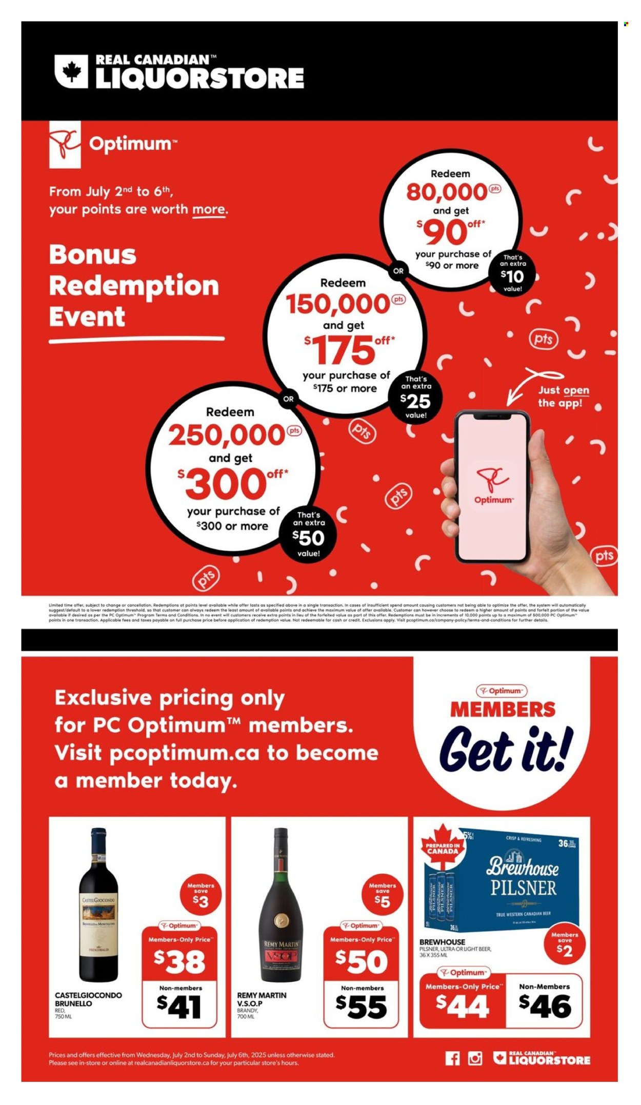 Circulaire Real Canadian Liquorstore - 02 Juillet 2025 - 06 Juillet 2025. Page 1