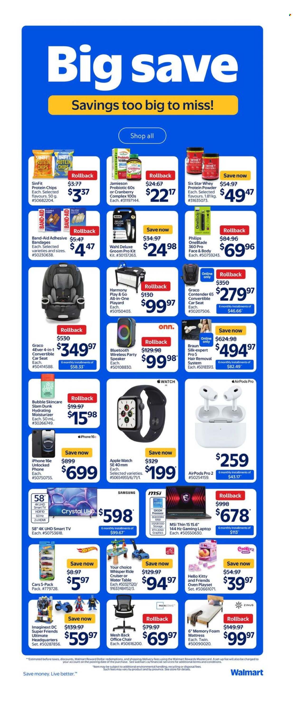 Circulaire Walmart - 03 Juillet 2025 - 09 Juillet 2025. Page 7