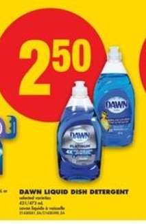DAWN LIQUID DISH DETERGENT