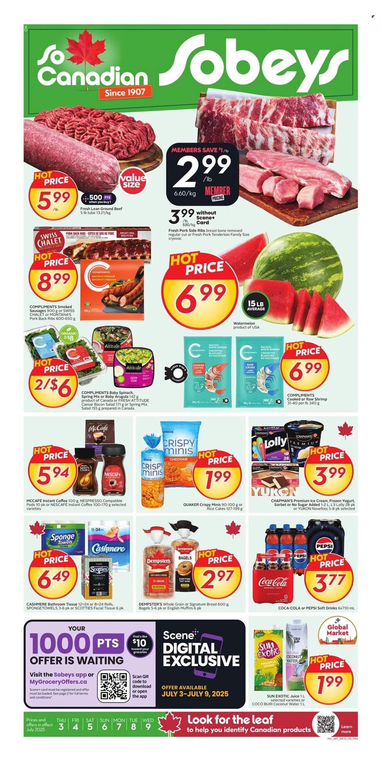Circulaire Sobeys - 03 Juillet 2025 - 09 Juillet 2025. Page 1