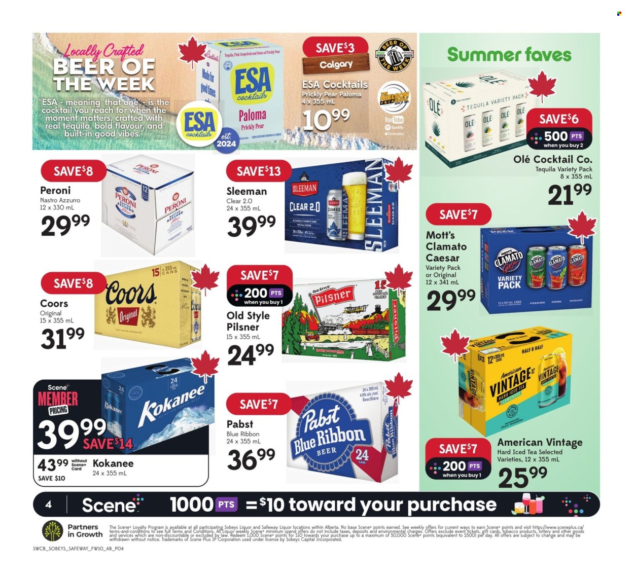 Circulaire Sobeys Liquor - 03 Juillet 2025 - 09 Juillet 2025. Page 4