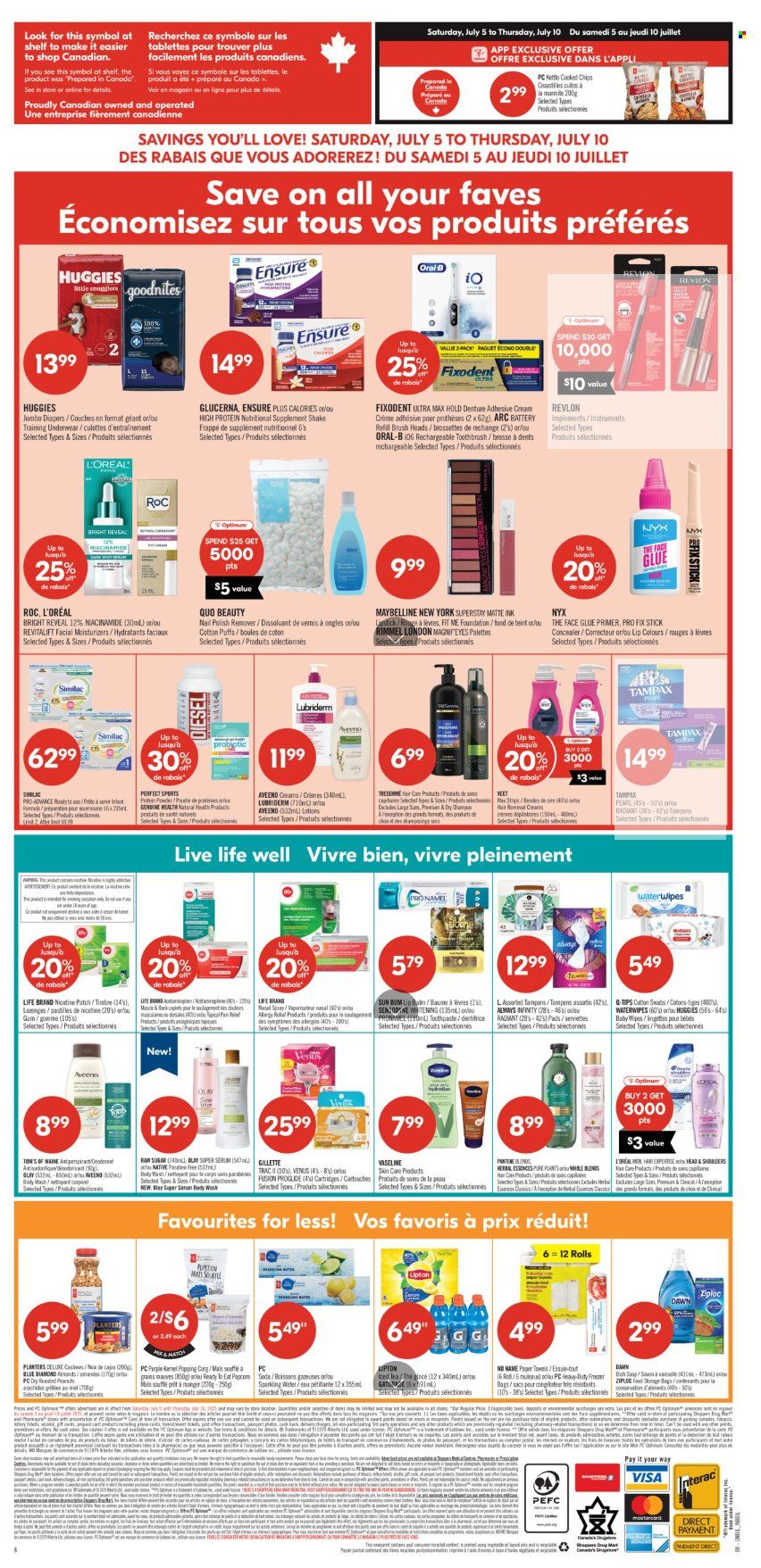 Circulaire Shoppers Drug Mart - 05 Juillet 2025 - 10 Juillet 2025. Page 16