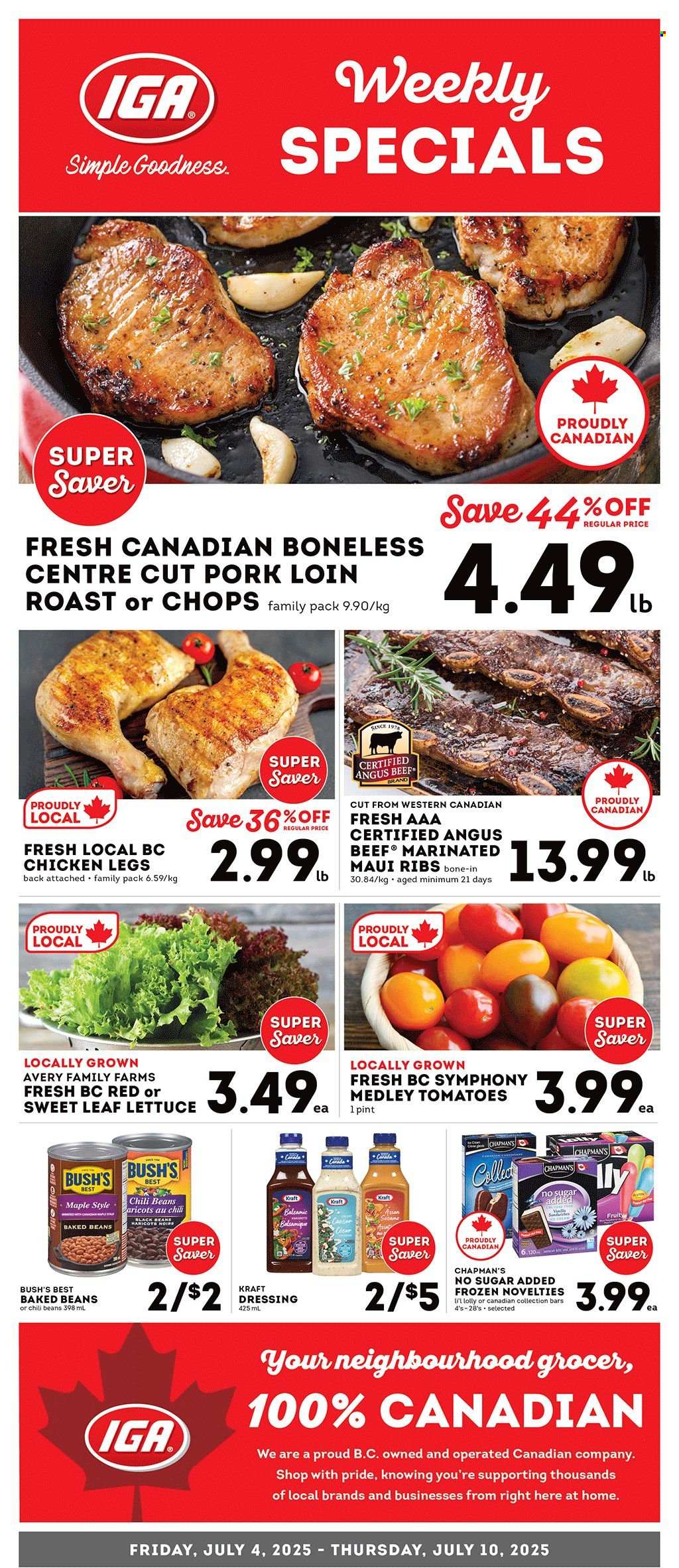 Circulaire IGA Simple Goodness - 04 Juillet 2025 - 10 Juillet 2025. Page 1