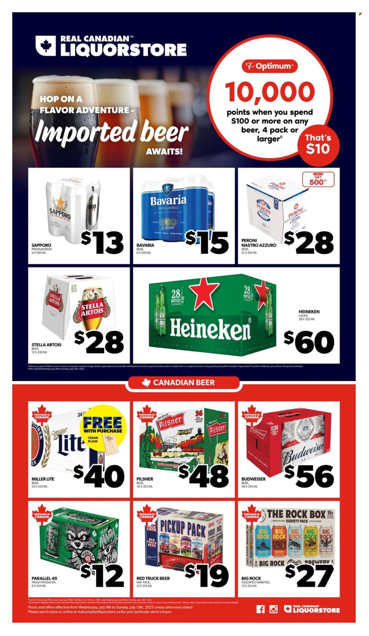 Circulaire Real Canadian Liquorstore - 09 Juillet 2025 - 13 Juillet 2025. Page 1