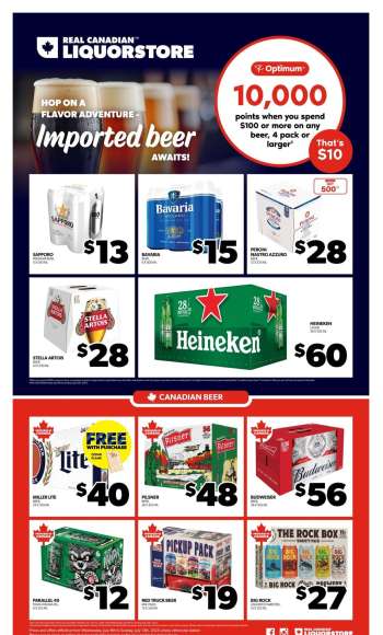 Circulaire Real Canadian Liquorstore - 09 Juillet 2025 - 13 Juillet 2025.