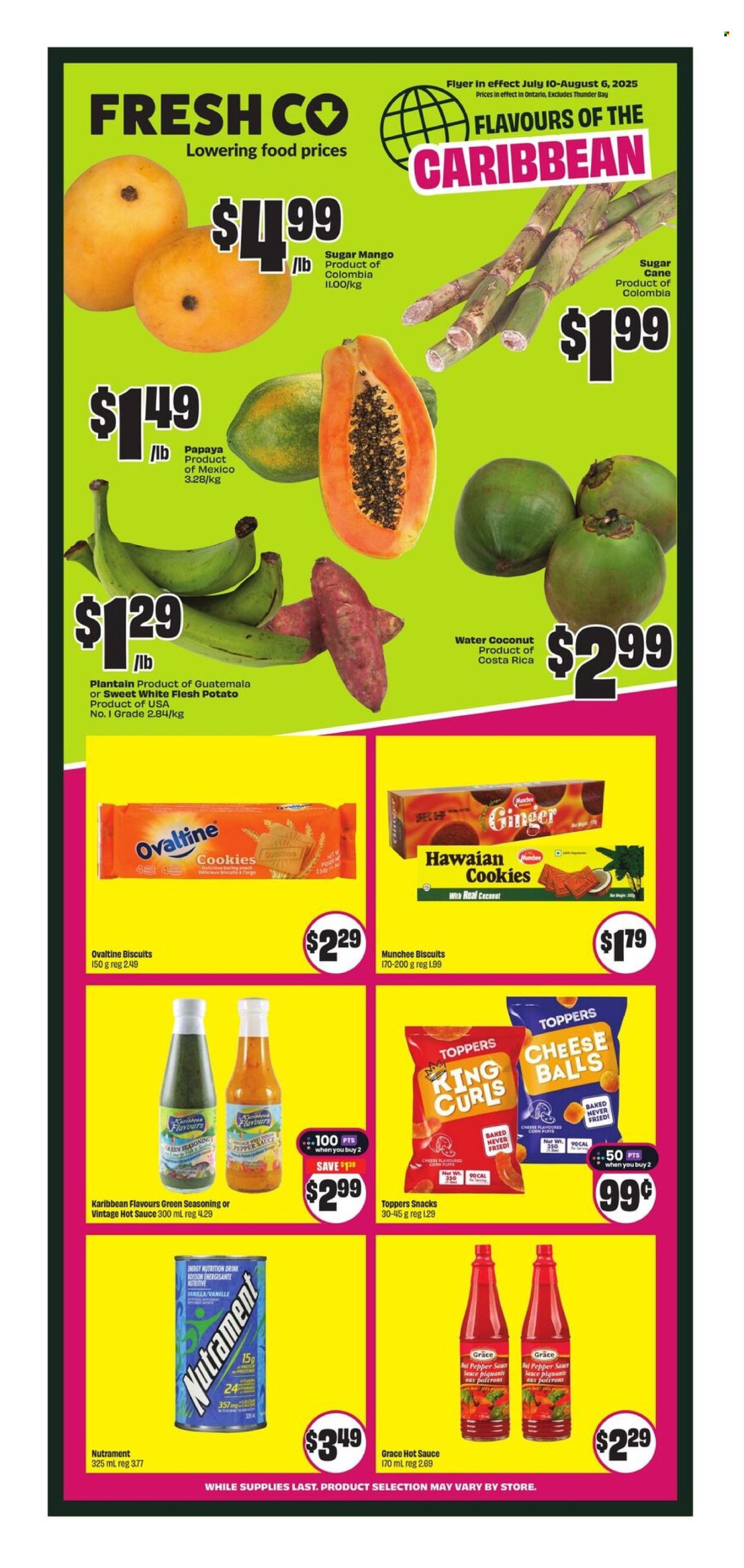 Circulaire FreshCo. - 10 Juillet 2025 - 06 Août 2025. Page 1