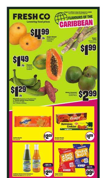 Circulaire FreshCo. - 10 Juillet 2025 - 06 Août 2025.