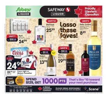 Circulaire Sobeys Liquor - 10 Juillet 2025 - 16 Juillet 2025.