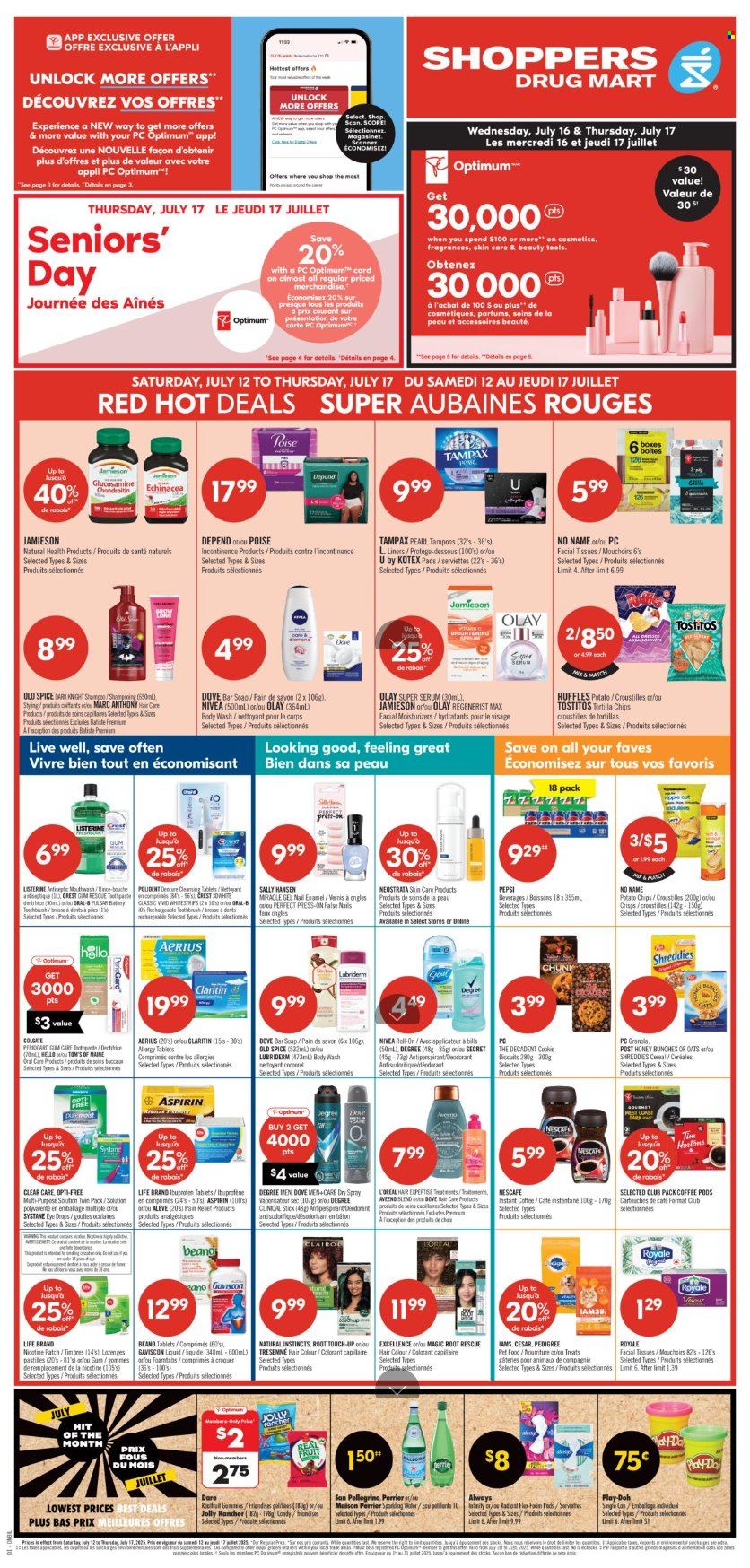 Circulaire Shoppers Drug Mart - 12 Juillet 2025 - 17 Juillet 2025. Page 1