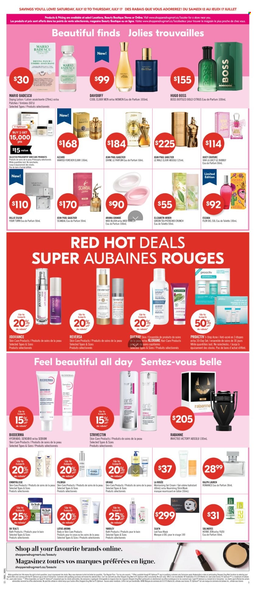 Circulaire Shoppers Drug Mart - 12 Juillet 2025 - 17 Juillet 2025. Page 9