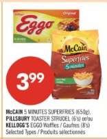 McCAIN 5 MINUTES SUPERFRIES (650g)