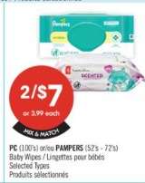 PC or PAMPERS Baby Wipes
