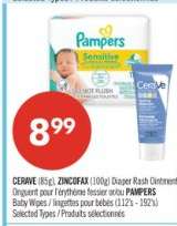 CERAVE (85g), ZINCOFAX (100g) Diaper Rash Ointment