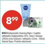 NIVEA Biodegradable Cleansing Wipes