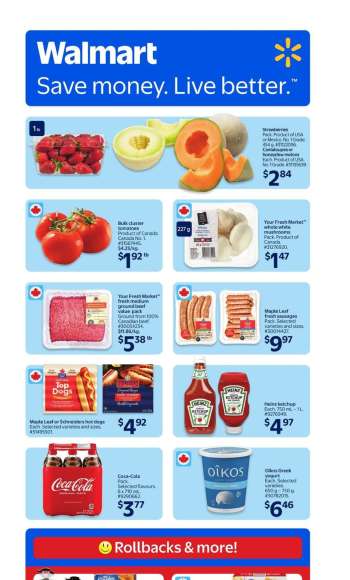 Circulaire Walmart - 17 Juillet 2025 - 23 Juillet 2025.