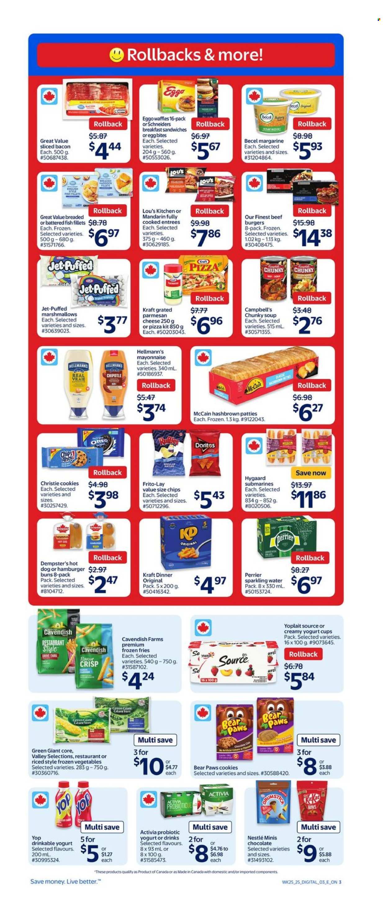 Circulaire Walmart - 17 Juillet 2025 - 23 Juillet 2025. Page 4