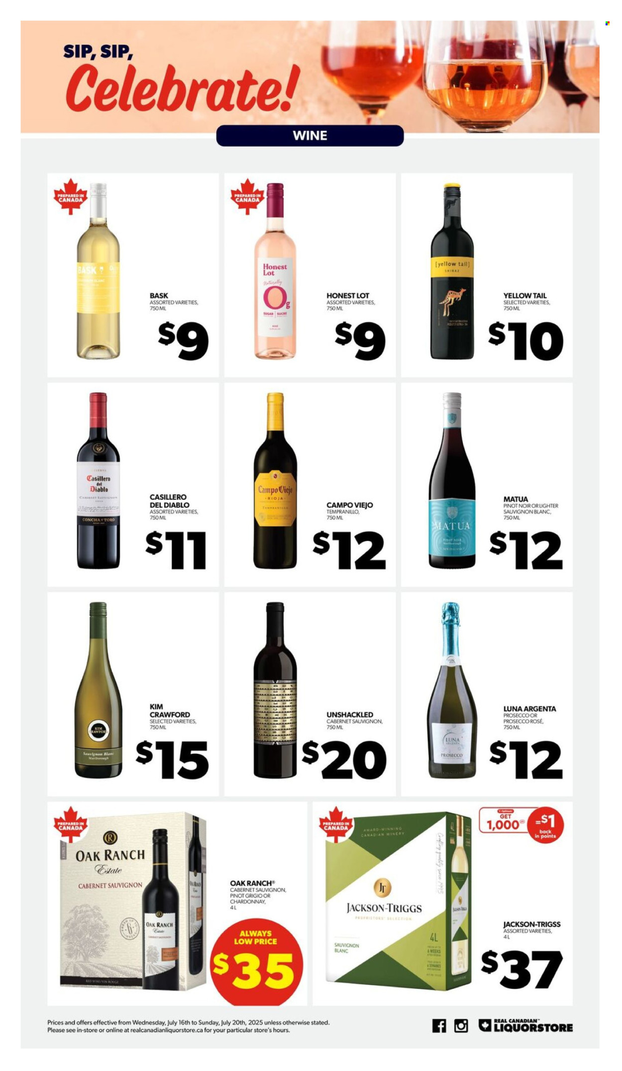 Circulaire Real Canadian Liquorstore - 16 Juillet 2025 - 20 Juillet 2025. Page 7