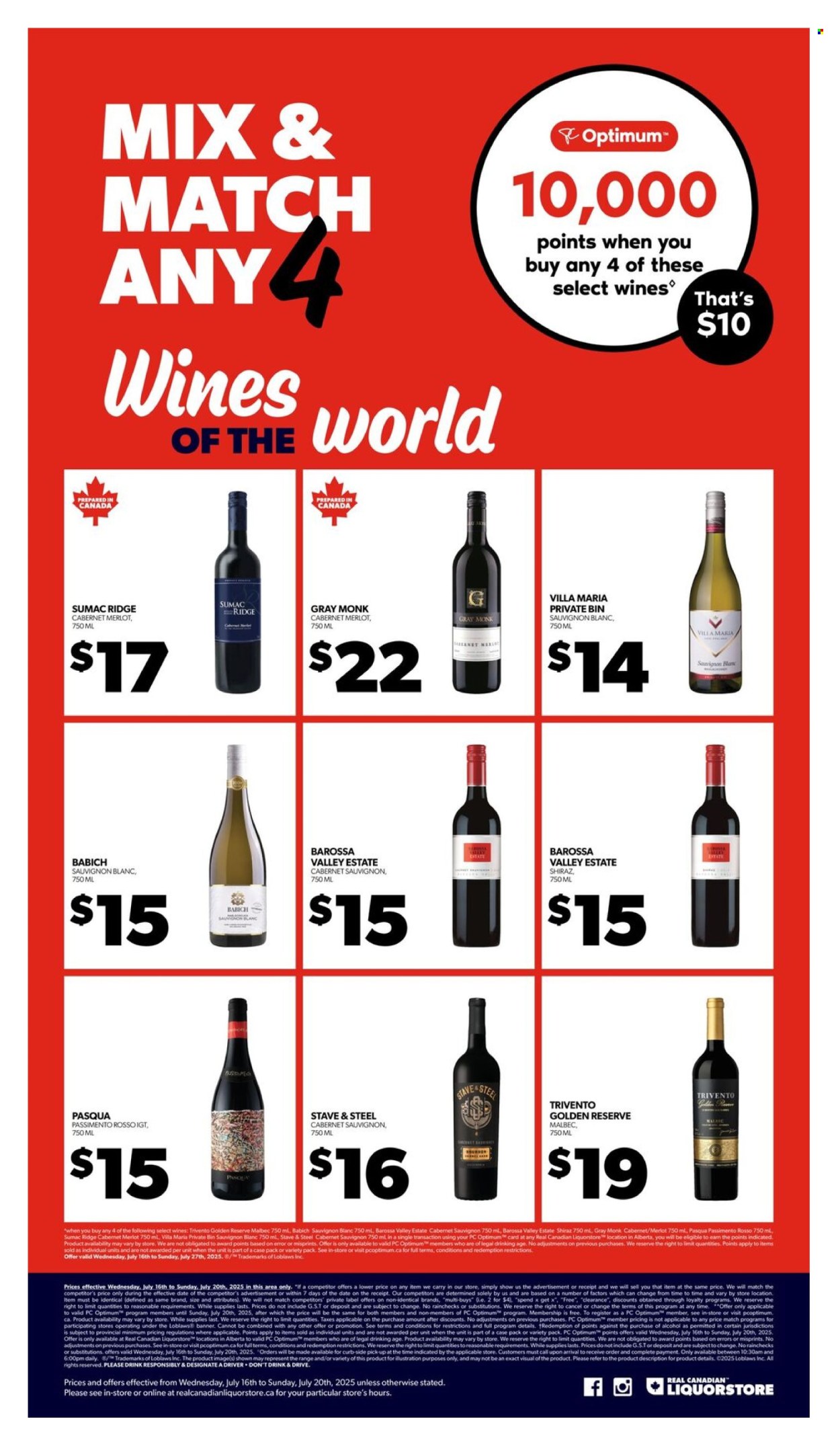 Circulaire Real Canadian Liquorstore - 16 Juillet 2025 - 20 Juillet 2025. Page 8