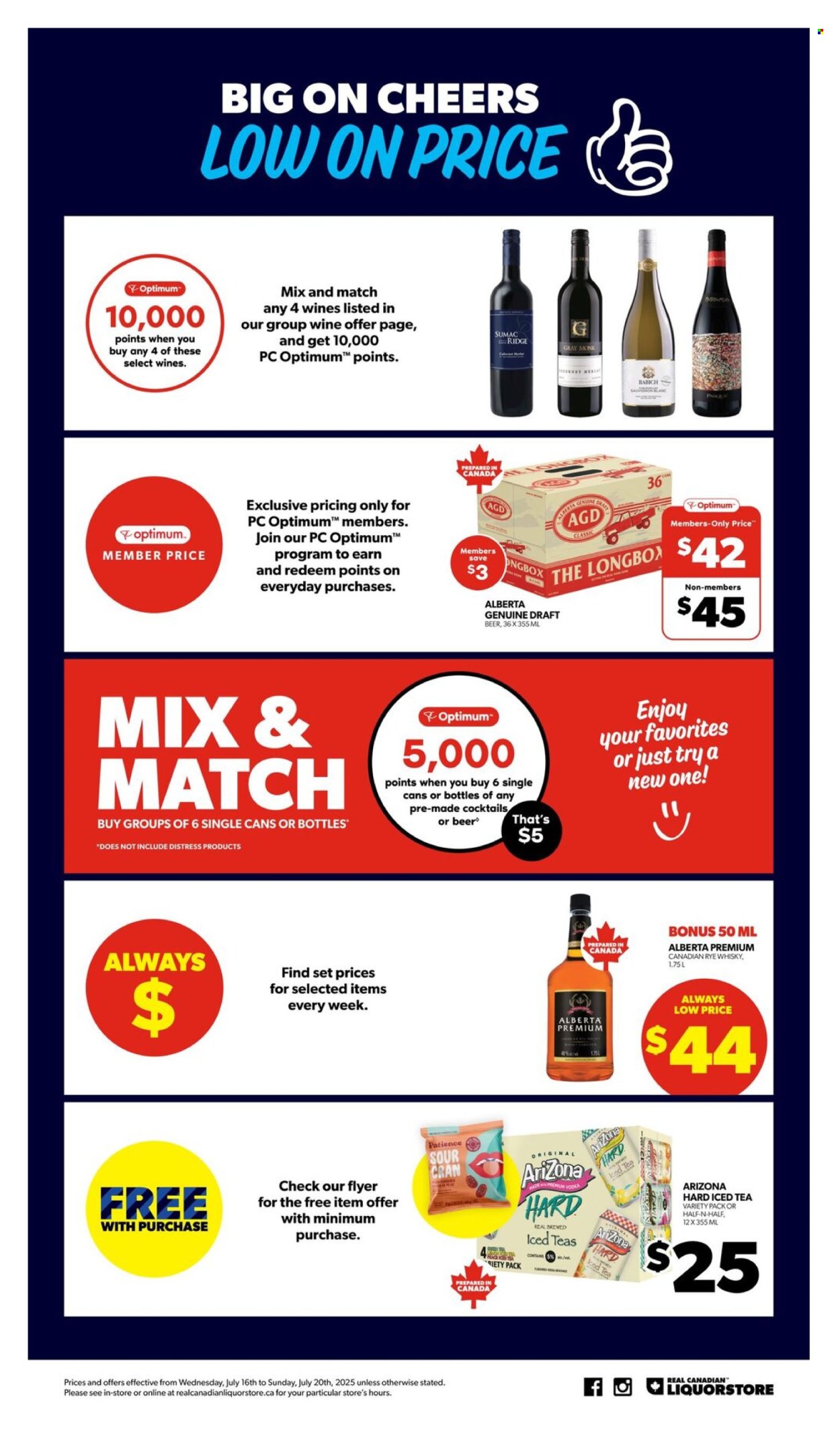 Circulaire Real Canadian Liquorstore - 16 Juillet 2025 - 20 Juillet 2025. Page 9
