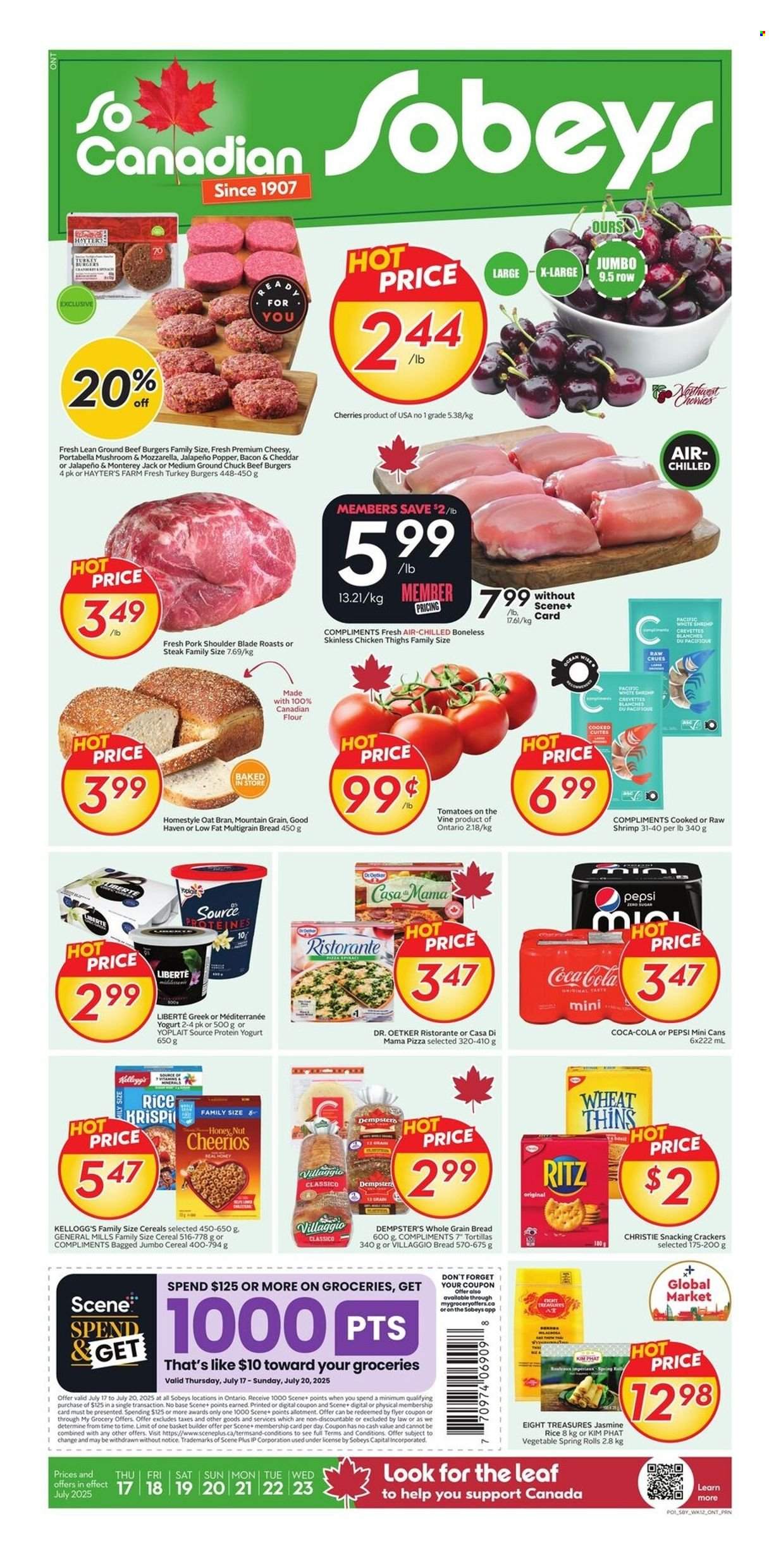 Circulaire Sobeys - 17 Juillet 2025 - 23 Juillet 2025. Page 1